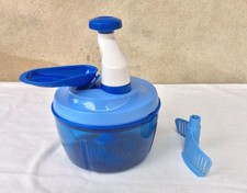 TUPPERWARE - QUICK CHEF - KÜCHE - ZERKLEINERER - HANDRÜHRER - BLAU