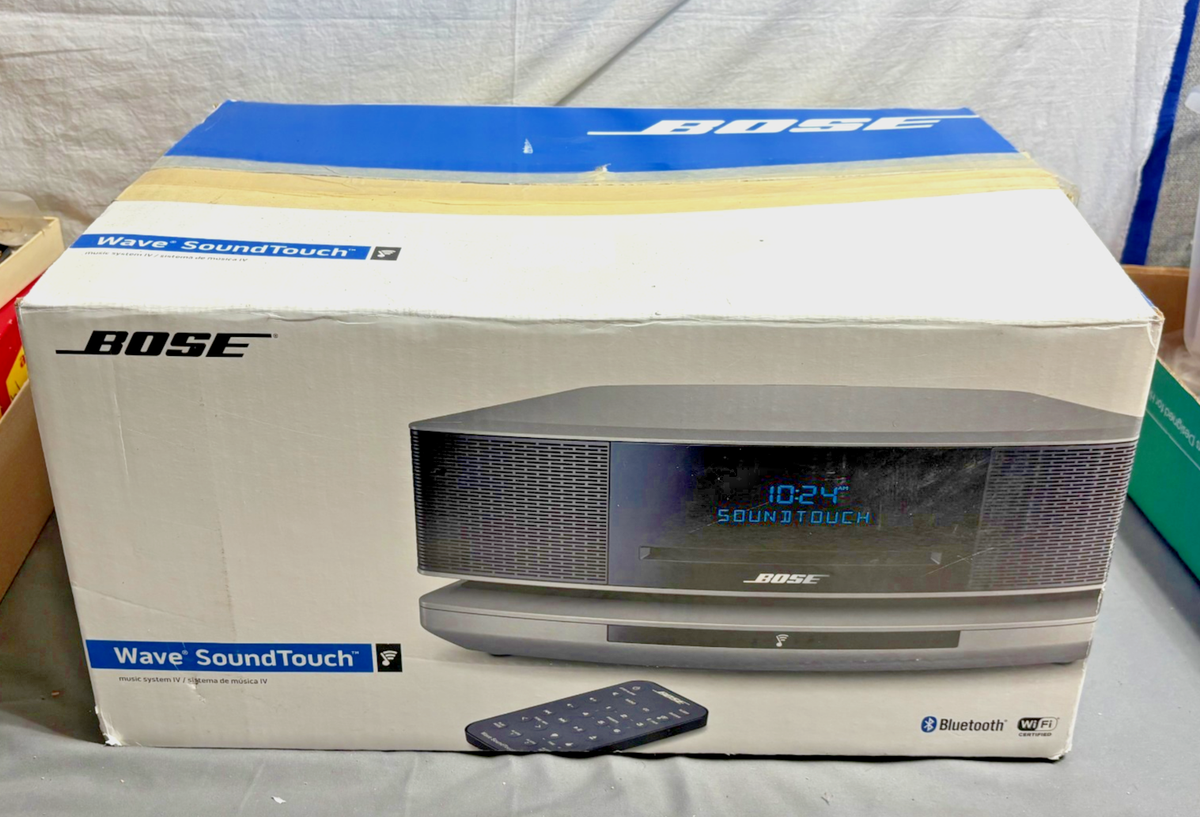 BOSE WAVE SoundTouch Music System IV AM/FM/CD Silver WiFi