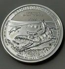 2022 Congo Prehistoric Life Liopleurodon 1oz 9999 Fine Silver Coin