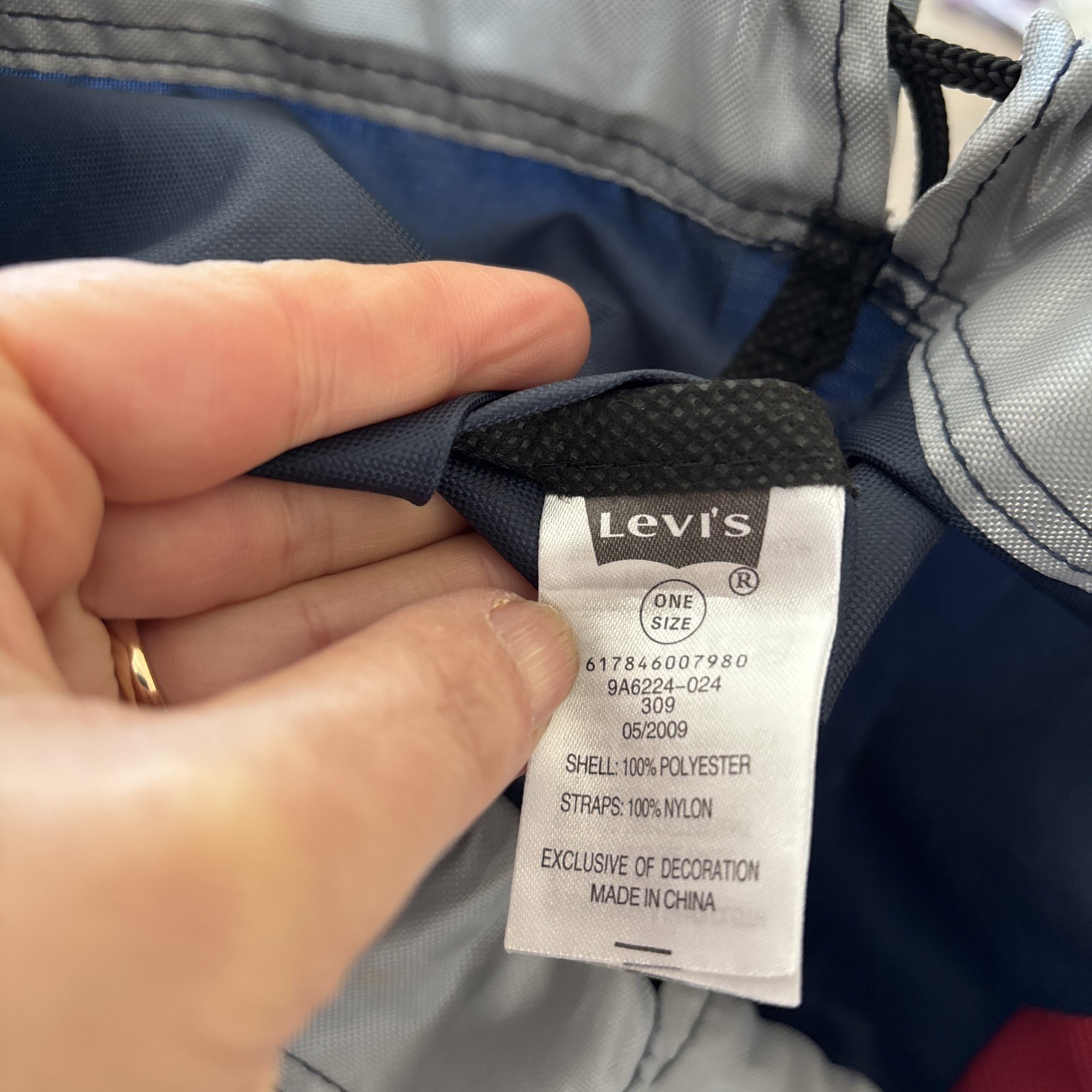 Levi Strauss String Bag - image 8