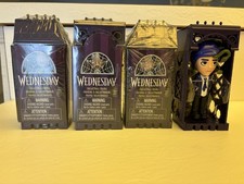 Complete Wednesday Adams Show Series 1 Collectible Figures With Stackable House