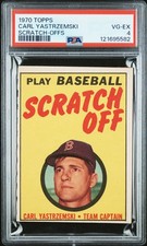 1970 TOPPS SCRATCH-OFFS CARL YASTRZEMSKI PSA 4