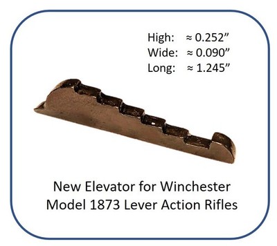 New 0.090'' Wide Elevator for Winchester Model 1873 Lever Action Rifles