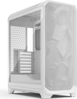 Fractal Design Meshify 3 TG Clear Tint, Tower-Gehäuse weiß, Tempered Glass