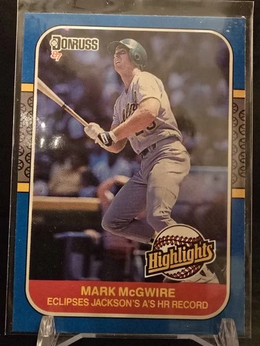 1016064 - 1987 MARK MCGWIRE Donruss Highlights #46 Oakland Athletics (1814)