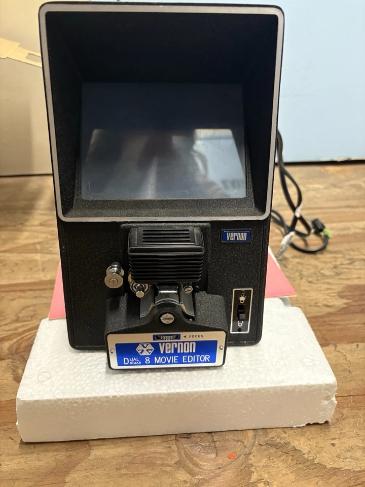 Editor de películas Vernon Dual Deluxe 8 808 Deluxe regular 8 Super 8 individual 8 Foto 2 de 2