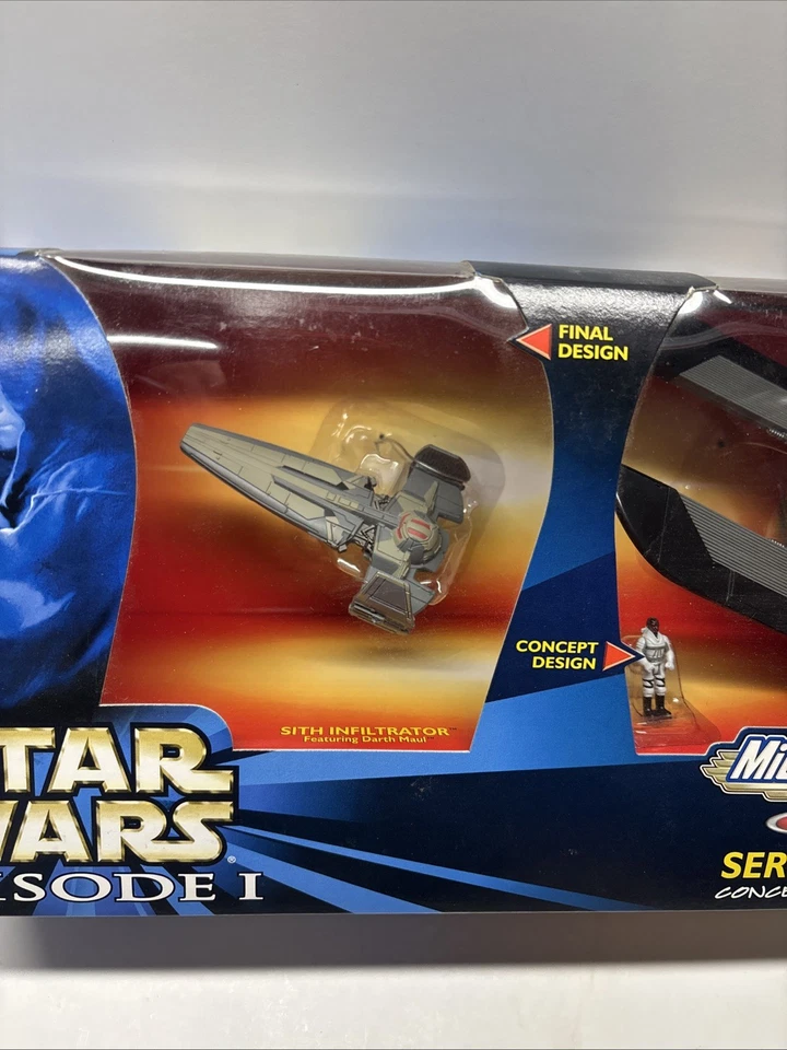 STAR WARS ACTION FLEET SERIES ALPHA SITH INFILTRATOR W/ DARTH MAUL FIGURE - Image 3 of 4