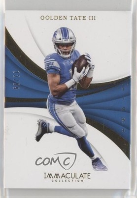 2018 Panini Immaculate 12/99 Golden Tate III #63 1o3
