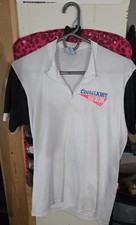Vintage Coors Light Biathlon Series Jersey Made In USA Pockets White Black Neon