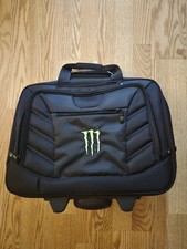 Monster Energy Briefcase Luggage Laptop Bag Black Multiple Compartments New