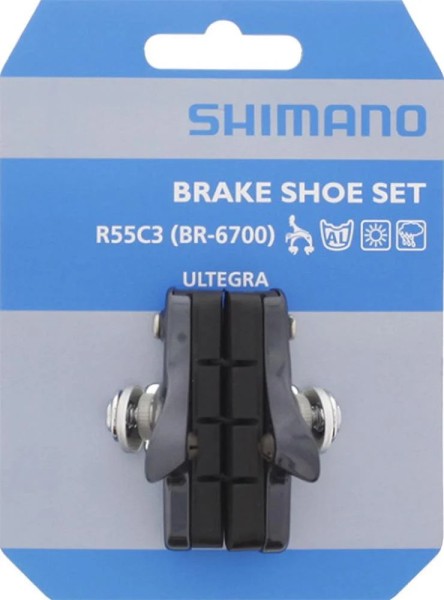 Shimano Bremsschuh R55C3 Cartridge BR-6700 Bremsschuhe - FüR Alufelgen Rennra...-image