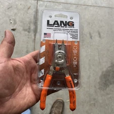 Lang 6" Convertible Snap Retaining Ring Pliers Quick Switch Internal External