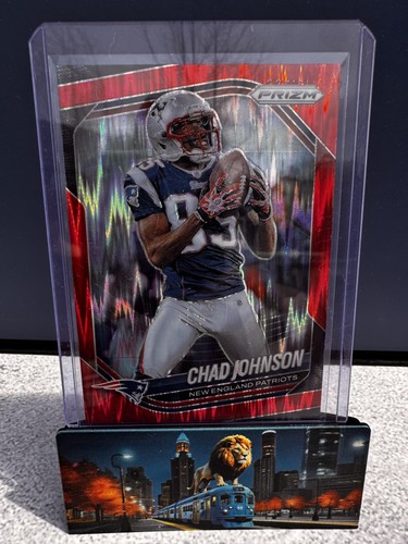 2025 Panini Prizm Football Red Flash Chad Johnson #180
