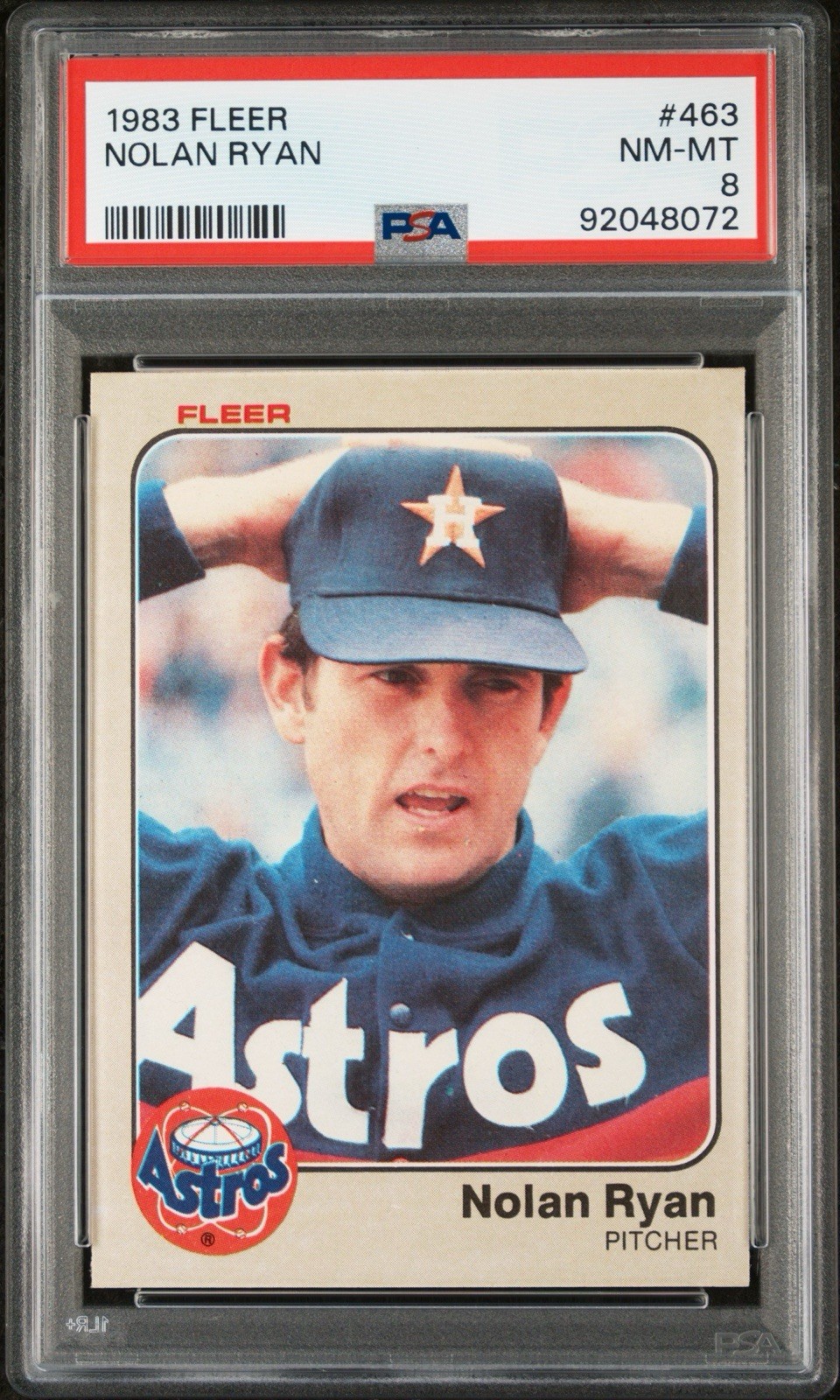 1983 Fleer - Nolan Ryan #463 ~ PSA 8