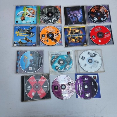 PS1 GAME BUNDLE  Spyro, ATV,ROBOTRON, DaveMIRRA BMX, Street Fighter Alpha 3