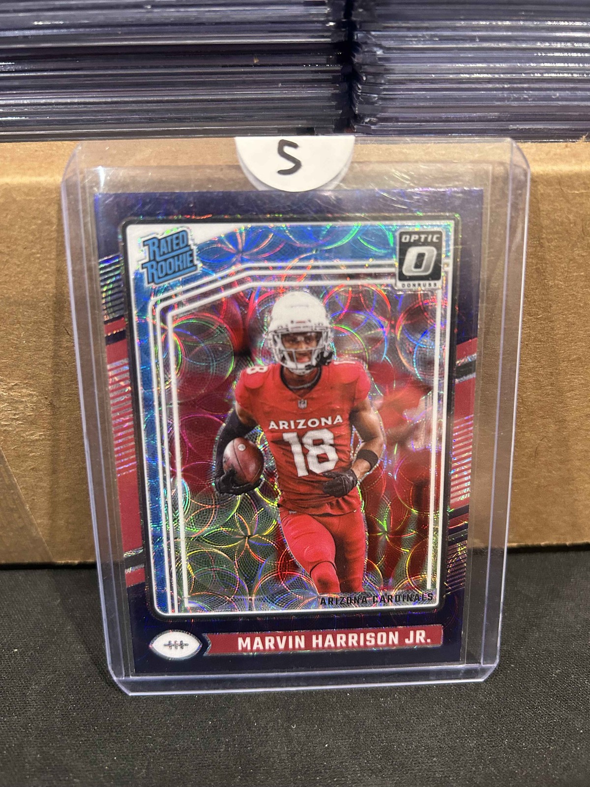 2024 Donruss Optic #276 Marvin Harrison Jr. Purple Scope