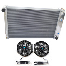 Für 1970-1981 Chevy Camaro/1975-1979 Nova/70-87 BUICK REGAL/K20 Kühler&10"Fan*2
