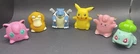 Vintage Nintendo Pokemon Sliders OddzOn Roller Ball Figures 1999 Lot of 6