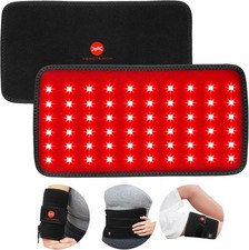 Red Light Therapy, Cordless Infrared Therapy Pad for Back Knee Leg Pain Relie...