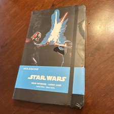 NEW Moleskine Star Wars Notebook Note Pad Lightsaber Duel Luke Darth Vader