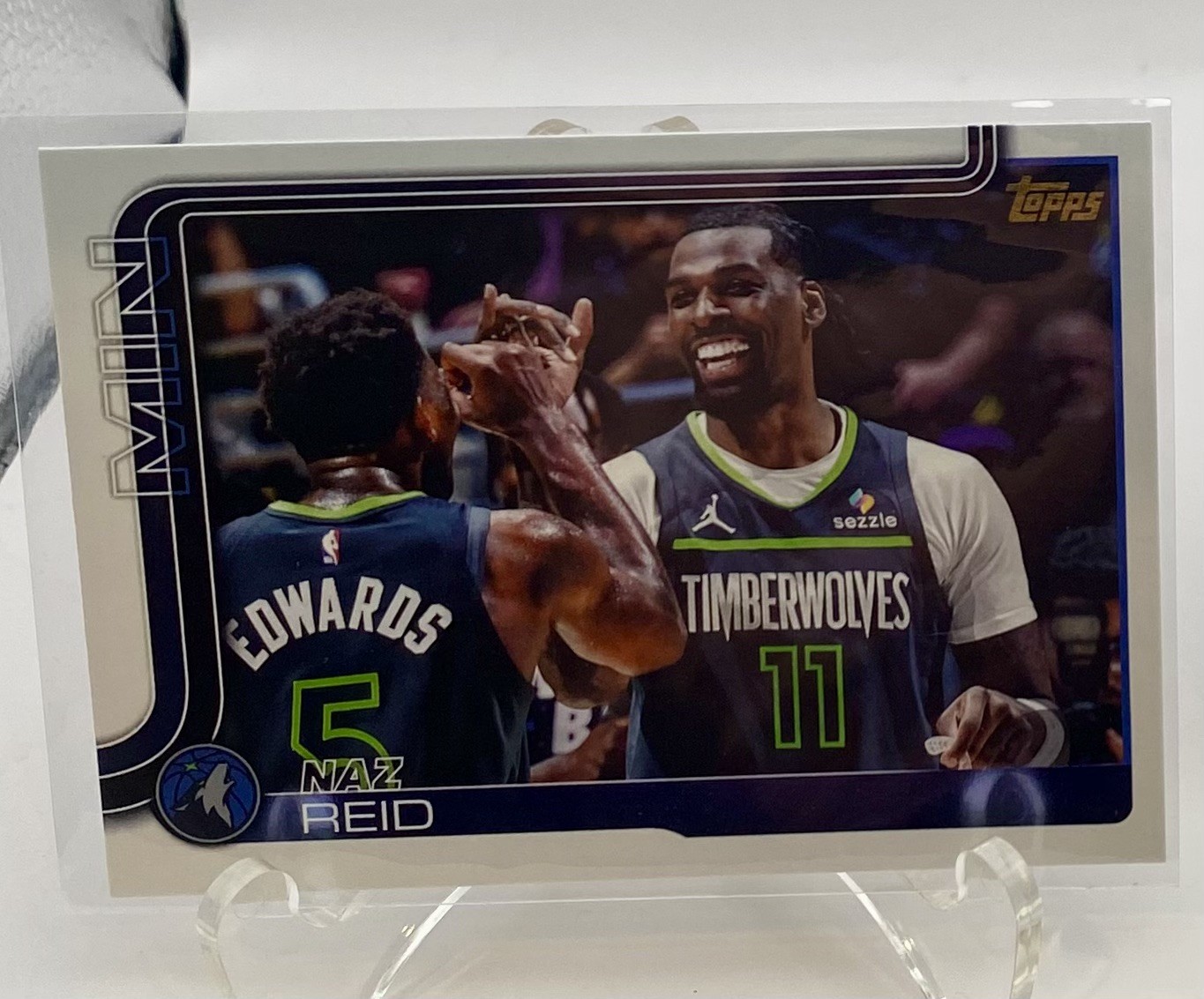 2025-26 Topps Basketball - Golden Mirror Image Variation #109 Naz Reid