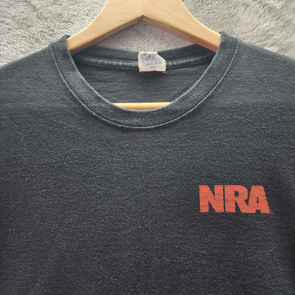 Camiseta NRA Vintage Tío Sam Gun Rights XL Negra 2A Camiseta Gráfica Patriótica Foto 3 de 4