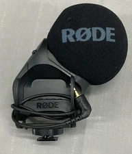 Rode Stereo VideoMic Pro On-Camera Camera-Mount Microphone Working Clean