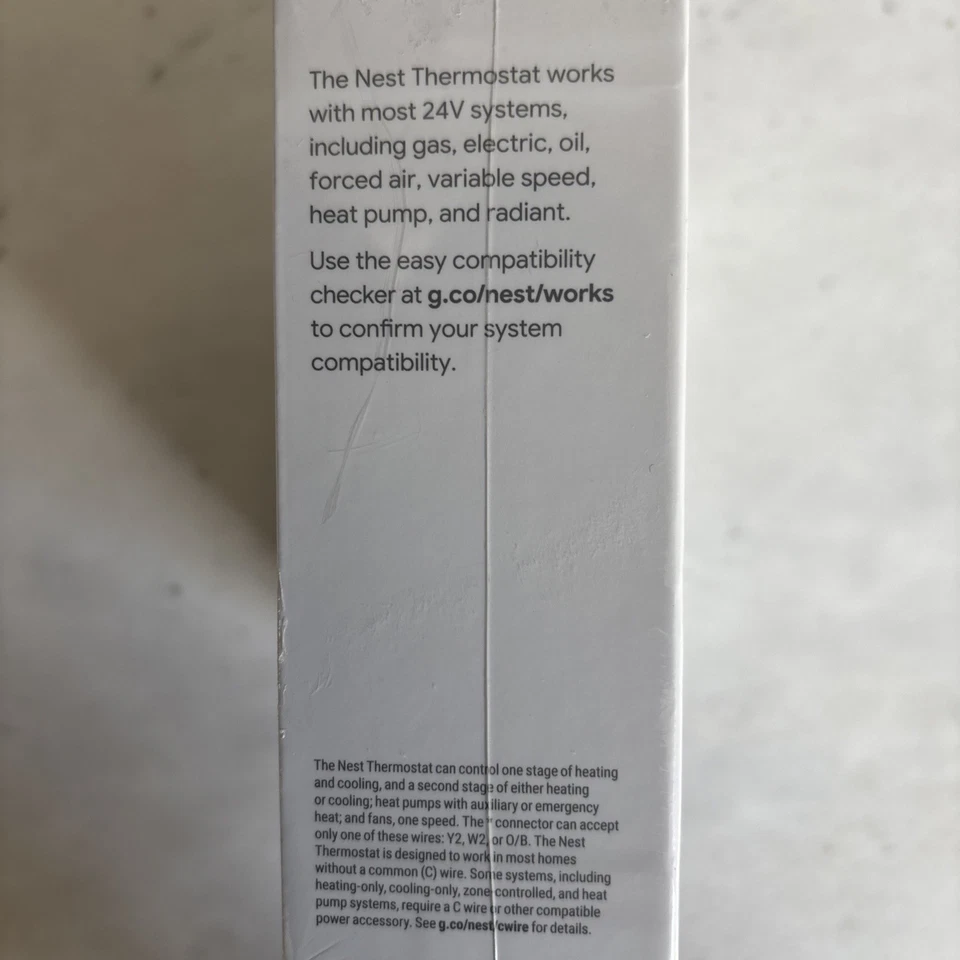 Google Nest Thermostat Color Cotton Snow - Image 4 of 4