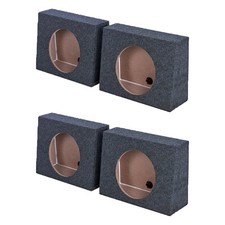 Q-POWER QTW12 2 12" Sealed Car Audio Subwoofer Sub Box Enclosures Pair 2 Pack