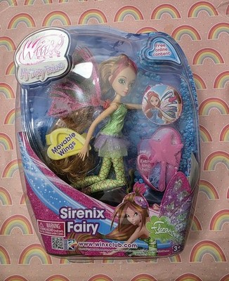 Winx Club My Fairy Friend Sirenix Doll Flora NEW NEFB Damaged Box Green Pink