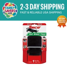 Durable Rat Snap Trap - High Impact Plastic Design for Reliable Rodent Control