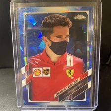 2021 Topps Chrome Formula 1 F1 Sapphire CHARLES LECLERC #33 Scuderia Ferrari