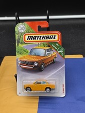 1969 Bmw 2002 Car Diecast-nice-yellow-carded-2018 Matchbox Mbx Road Trip