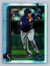 2025 Topps Chrome Update #USC185 Rhylan Thomas Prism Refractors