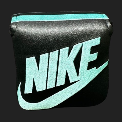 #ad #ad SQUARE MALLET Putter Cover NIKE SHOEBOX NEW Black And Tiffany $69.00