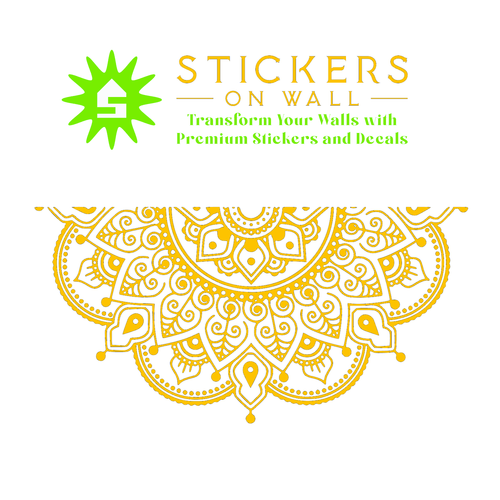 Large Boho Half Mandala Wall Sticker Bedroom Above Bed Vinyl Wall Decal - Picture 18 of 24