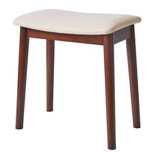 Vanity Stool with Saddle Cushion,Modern Foot Stool Ottoman Piano Bench,Foot R...