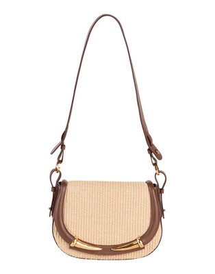 Roberto Cavalli - Women - Leather Flap bag - Sand