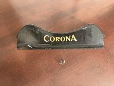 Front Panel & Screws for Corona No. 3 Folding Typewriter Vtg Nameplate Cover thumbnail
