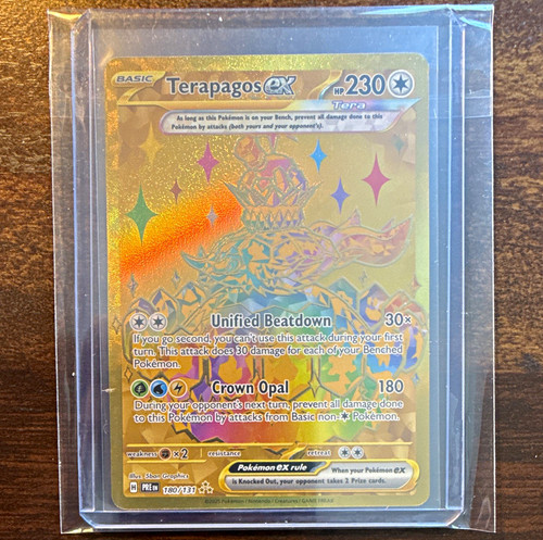 Pokémon TCG Terapagos ex 180/131 SV: Prismatic Evolutions Hyper Rare