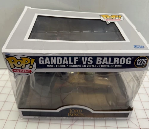Funko Pop! Lord of the Rings Balrog vs Gandalf #1275 Damaged PKG #T2