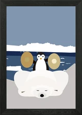 Its time to get up Framed Wall Art Poster Canvas Print Picture