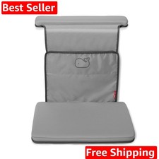 Baby Bath All-in-One Elbow Saver and Kneeler, Moby, Grey