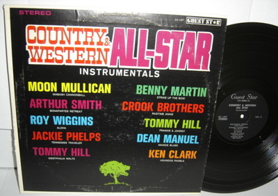 COUNTRY & WESTERN All-Star Instrumentals VA Moon Mullican Arthur Smith Ken Clark