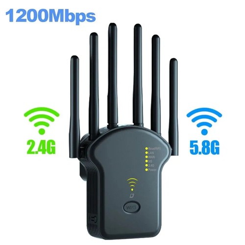1200Mbps WiFi Repeater Dual Band 2.4G5G Wireless Amplifier 300Mbps Network Range - 第 10/10 張圖片
