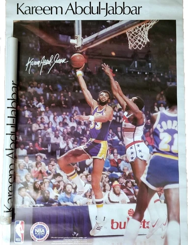 Kareem Abdul-Jabbar Vintage Sports Posters