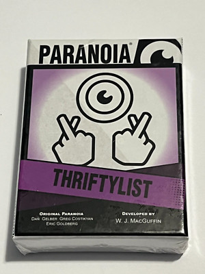 Paranoia - Thriftylist by Mongoose Publishing MGP50018 (SEALED)