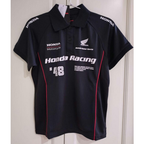 Honda Racing design Polo Shirt, Size: WM Black for Women EX limited From  JAPAN