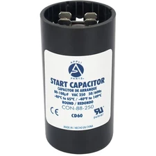 Motor Start Capacitor 80-108uF 250VAC Universal Fit for Electric Motors