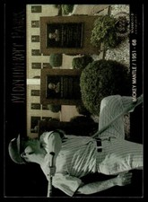 2000 Upper Deck Yankees Legends Monument Park Mickey Mantle New York Yankees
